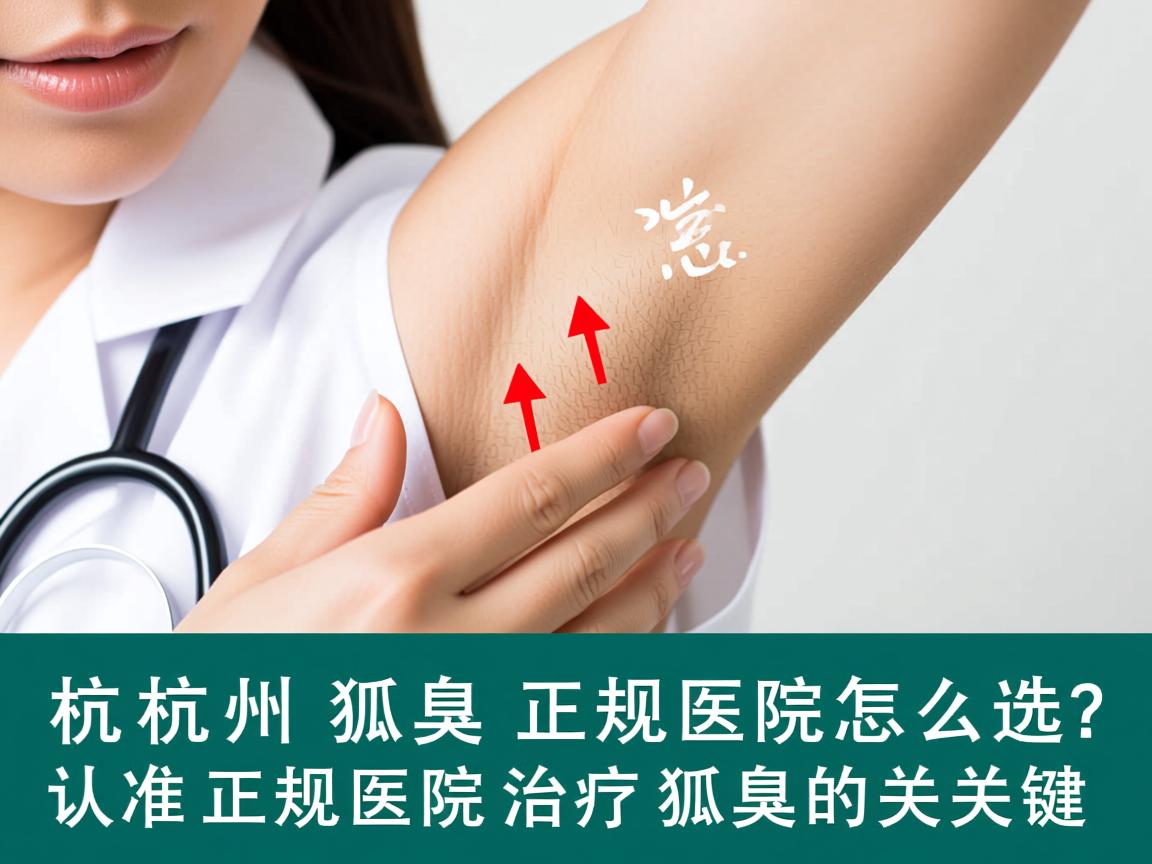杭州狐臭正规医院怎么选？认准正规医院治疗狐臭的关键