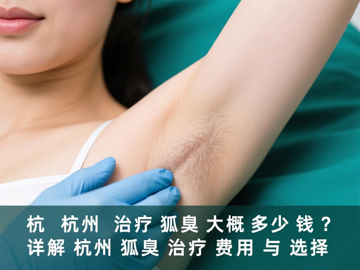 杭州治疗狐臭大概多少钱？详解杭州狐臭治疗费用与选择