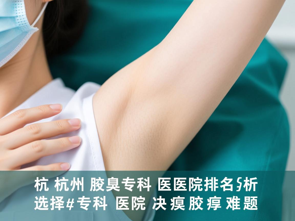 杭州腋臭专科医院排名解析，选择专科医院解决腋臭难题