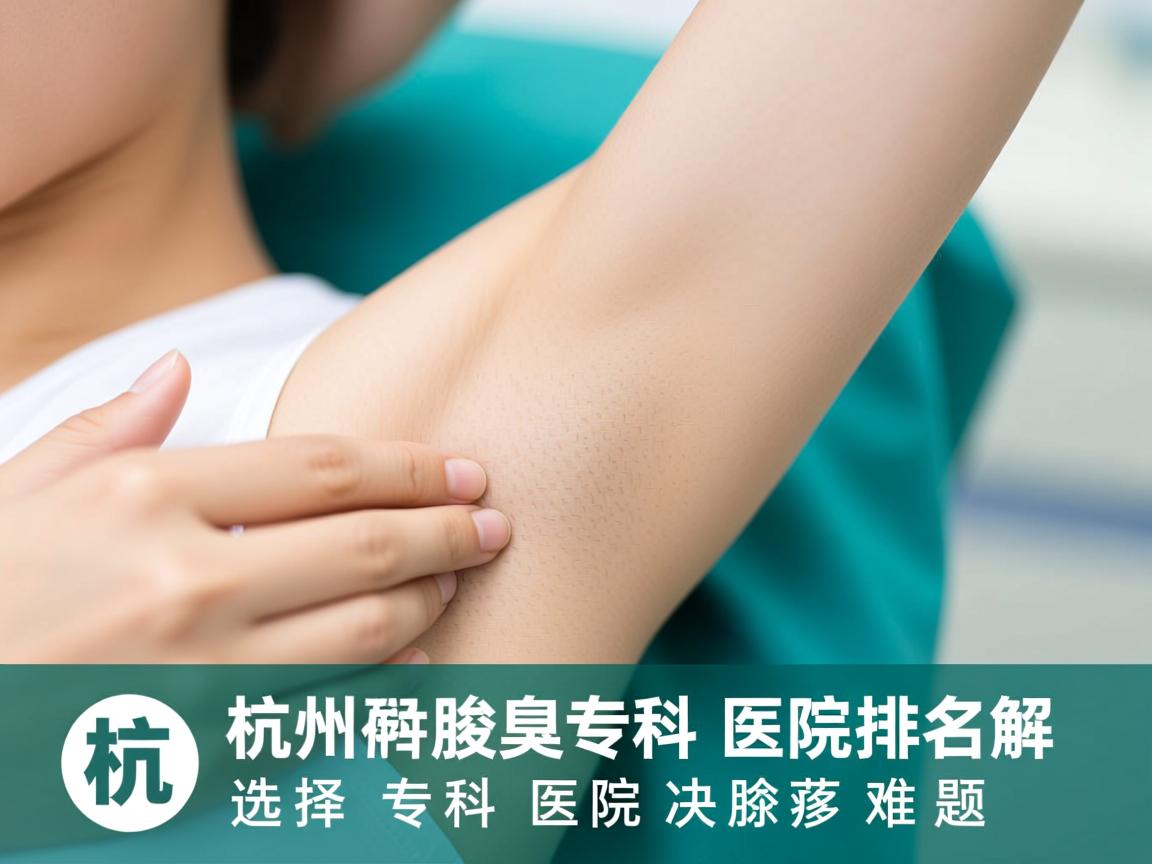 杭州腋臭专科医院排名解析，选择专科医院解决腋臭难题