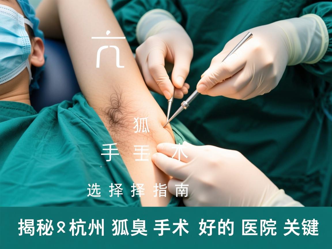 杭州狐臭手术选择指南，揭秘杭州狐臭手术好的医院关键