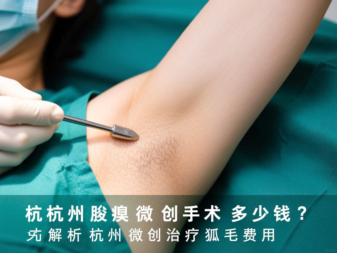 杭州腋臭微创手术多少钱？解析杭州微创治疗狐臭费用