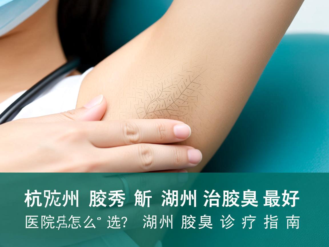 杭州腋秀解析，湖州治腋臭最好医院怎么选？湖州腋臭诊疗指南