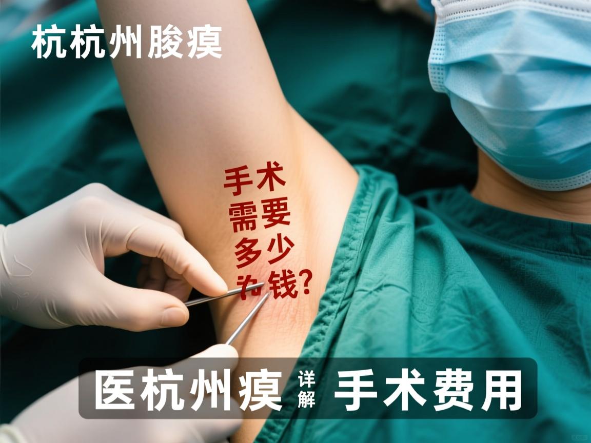 杭州腋臭手术需要多少钱？详解杭州腋臭手术费用