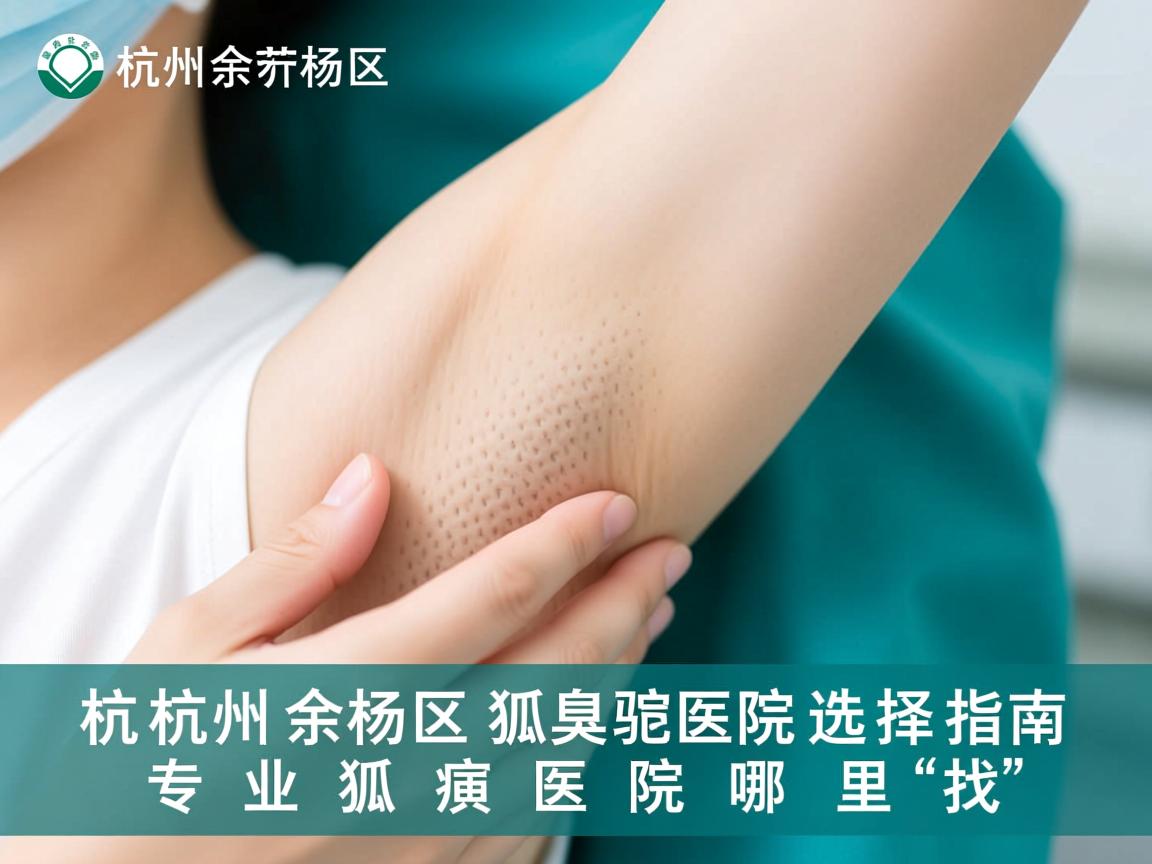 杭州余杭区狐臭医院选择指南，专业狐臭医院哪里找