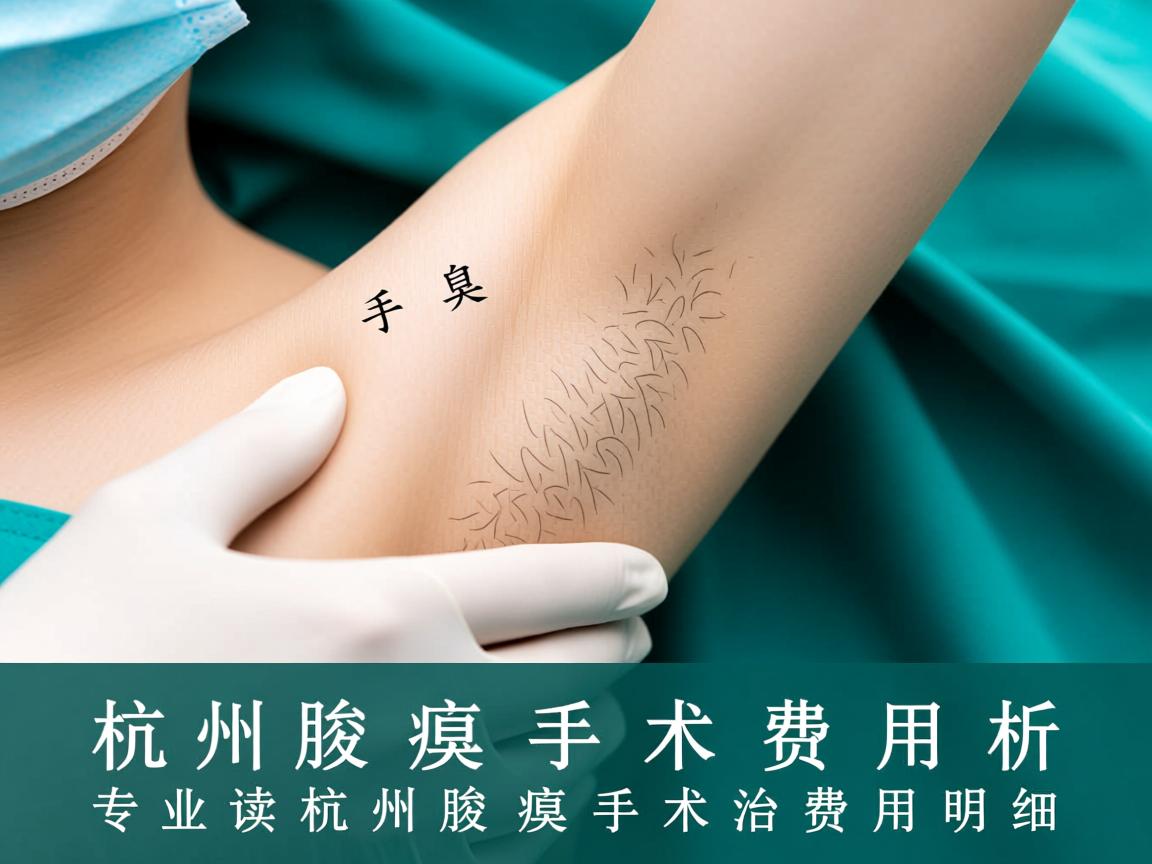 杭州腋臭手术费用解析，专业解读杭州腋臭手术治费用明细