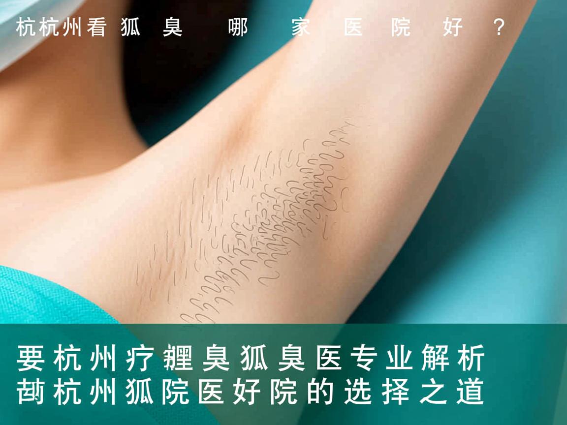 杭州看狐臭哪家医院好？专业解析杭州狐臭医院的选择之道