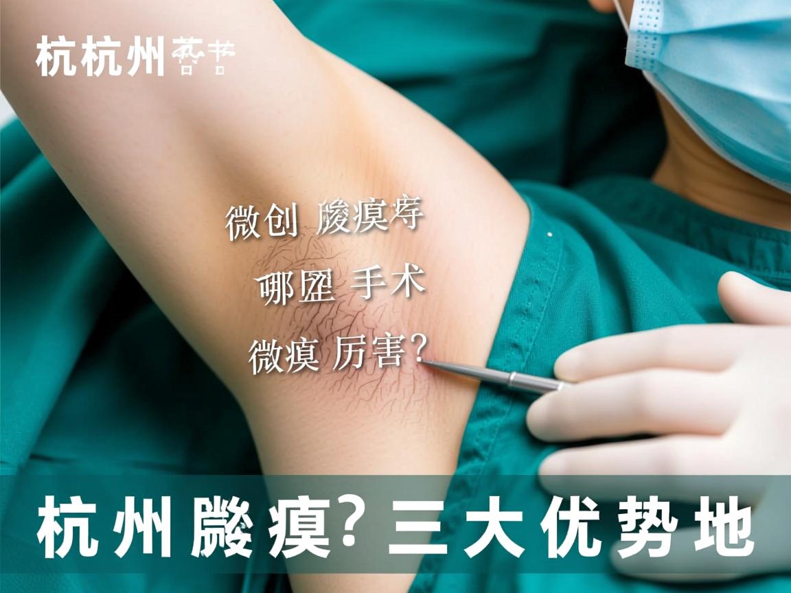 杭州腋臭微创手术哪里厉害？深度解析杭州腋臭微创手术三大优势地