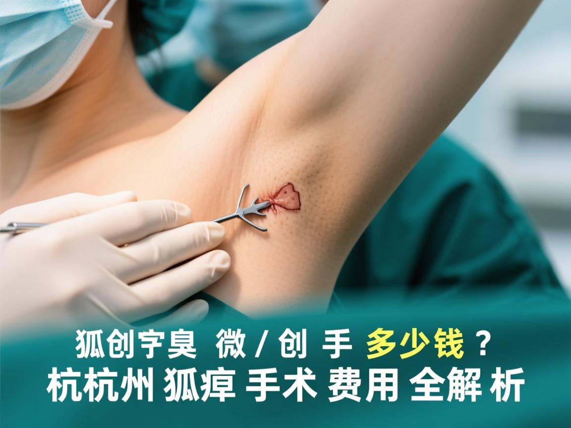 狐臭微创手术多少钱？杭州狐臭手术费用全解析