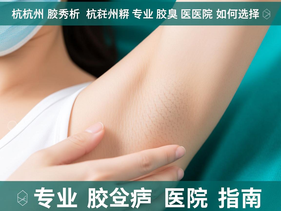 杭州腋秀解析，杭州专业腋臭医院如何选择，专业腋臭医院指南