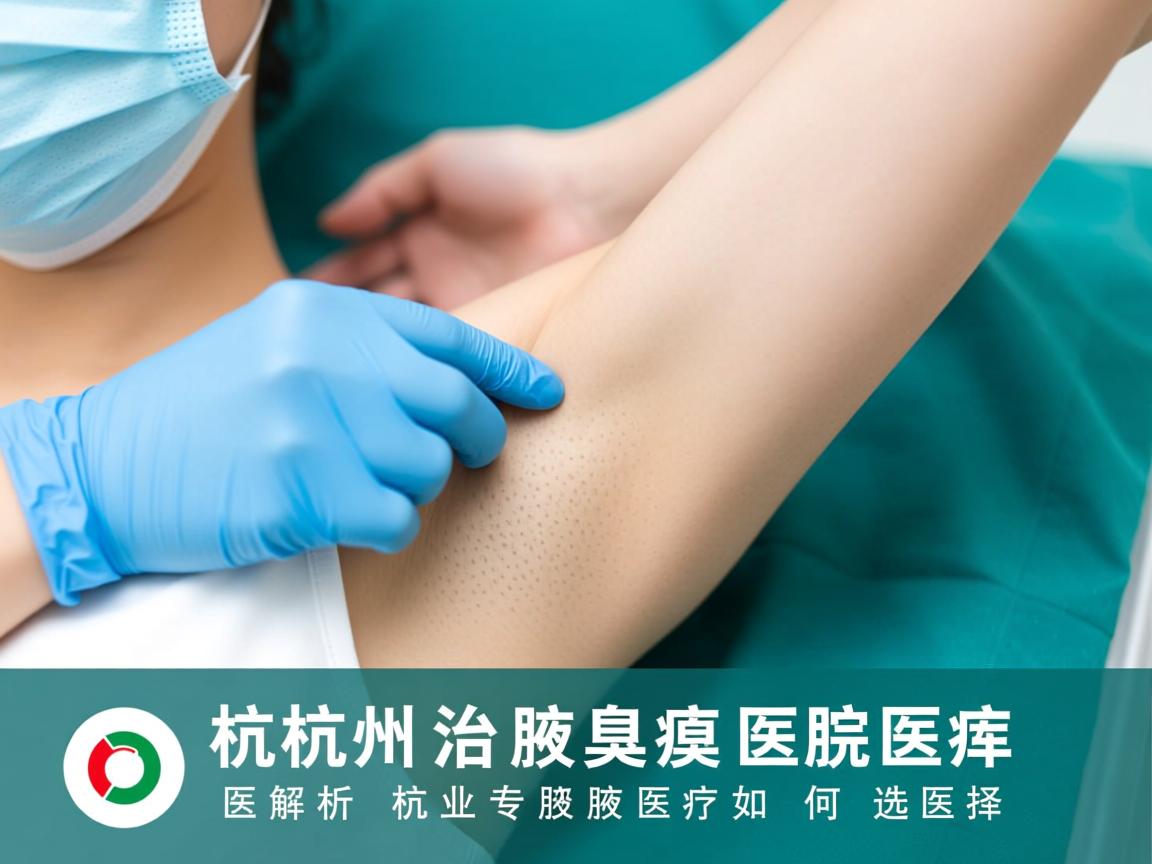杭州治腋臭医院解析，专业腋臭医疗如何选择杭州腋臭医院
