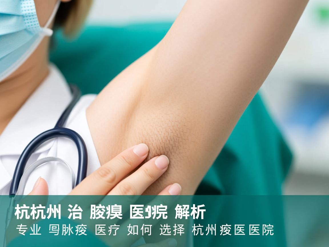 杭州治腋臭医院解析，专业腋臭医疗如何选择杭州腋臭医院
