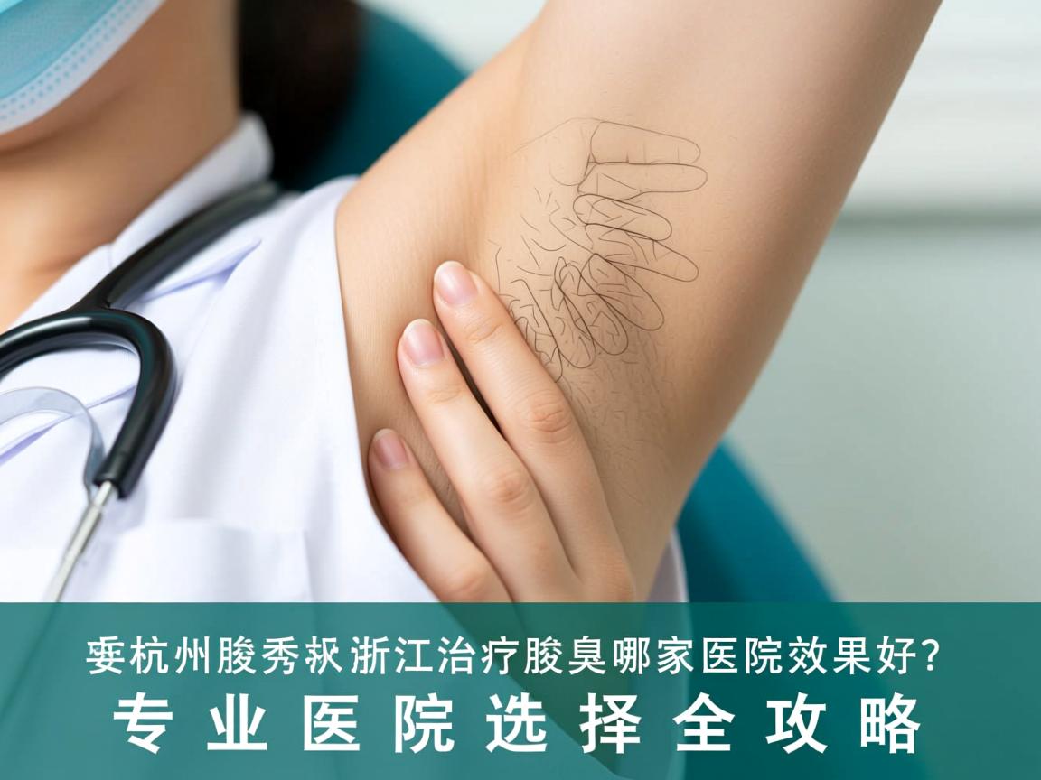 杭州腋秀解析，浙江治疗腋臭哪家医院效果好？专业医院选择全攻略