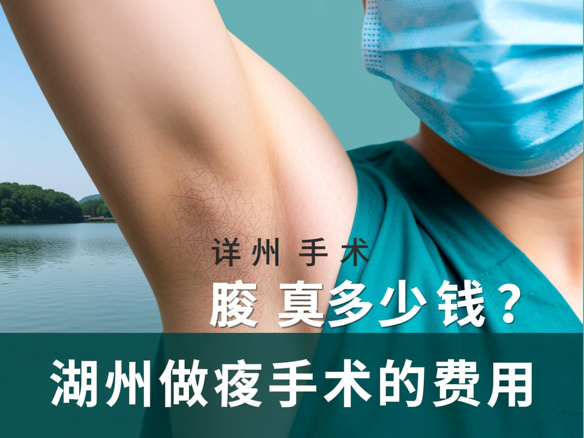 湖州腋臭手术多少钱？详解湖州做腋臭手术的费用