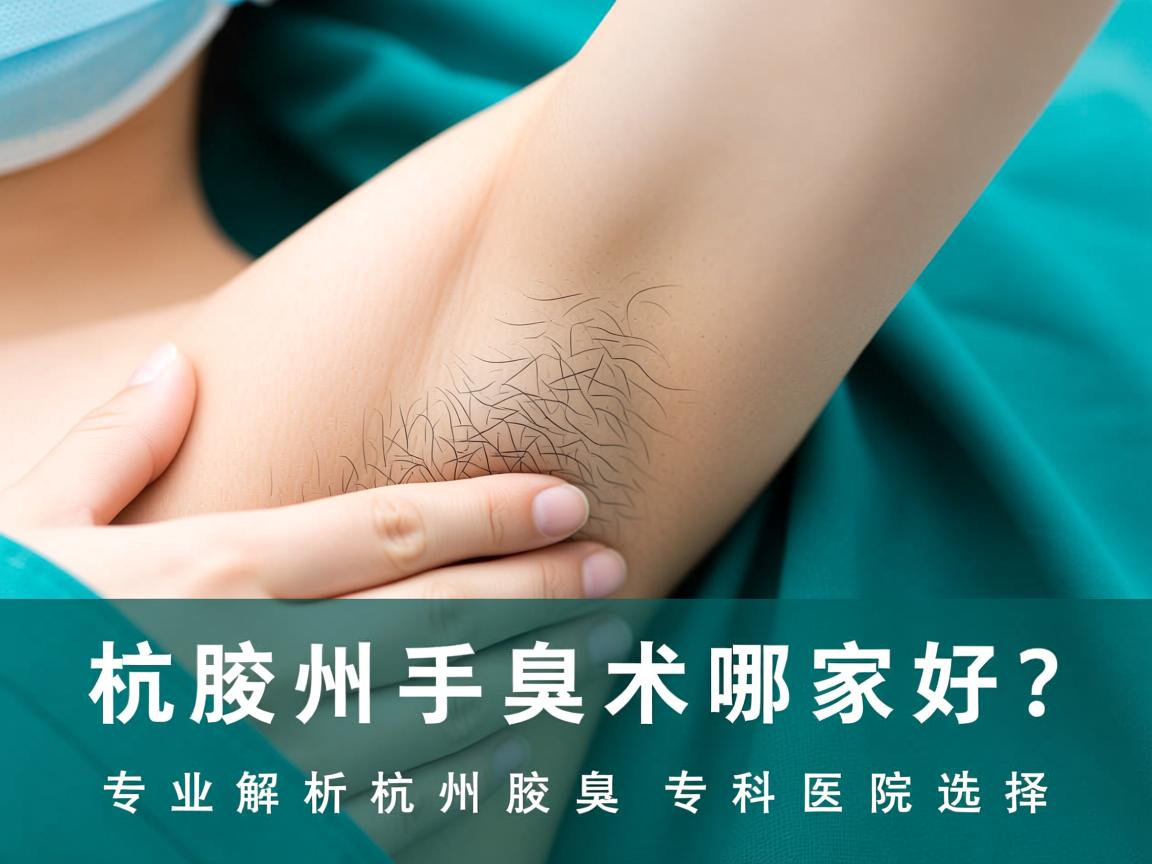 杭州腋臭手术哪家好？专业解析杭州腋臭专科医院选择