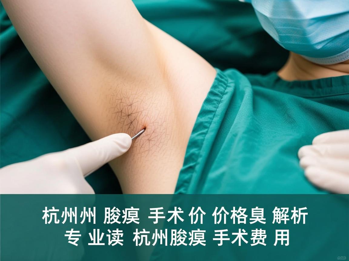 杭州腋臭手术价格解析，专业解读杭州腋臭手术费用