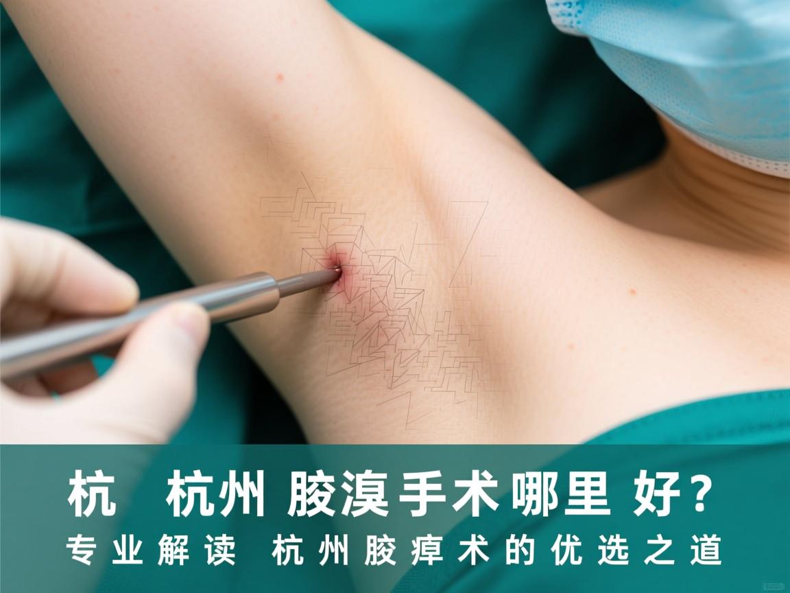 杭州腋臭手术哪里好？专业解读杭州腋臭手术的优选之道
