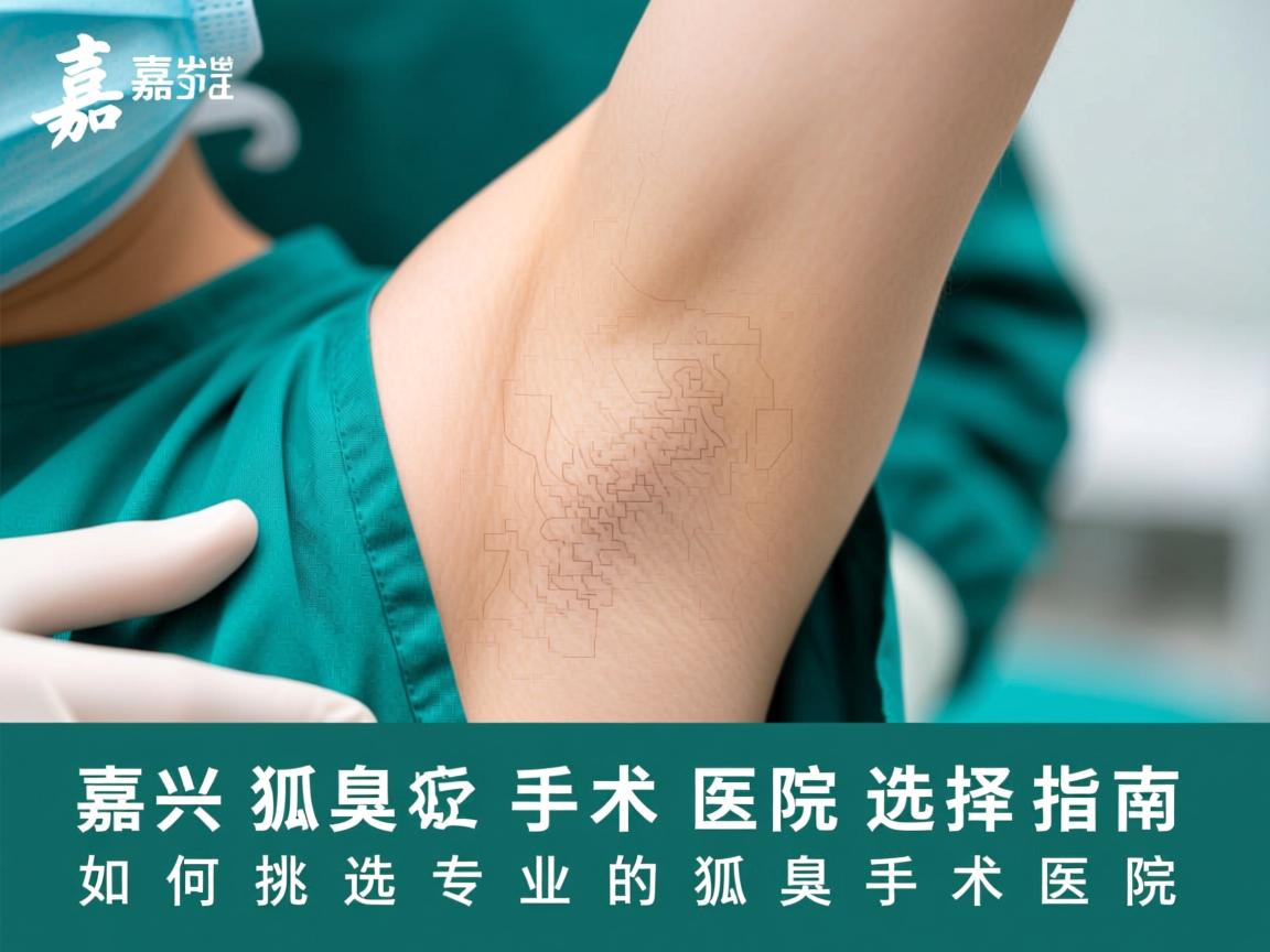 嘉兴狐臭手术医院选择指南，如何挑选专业的狐臭手术医院