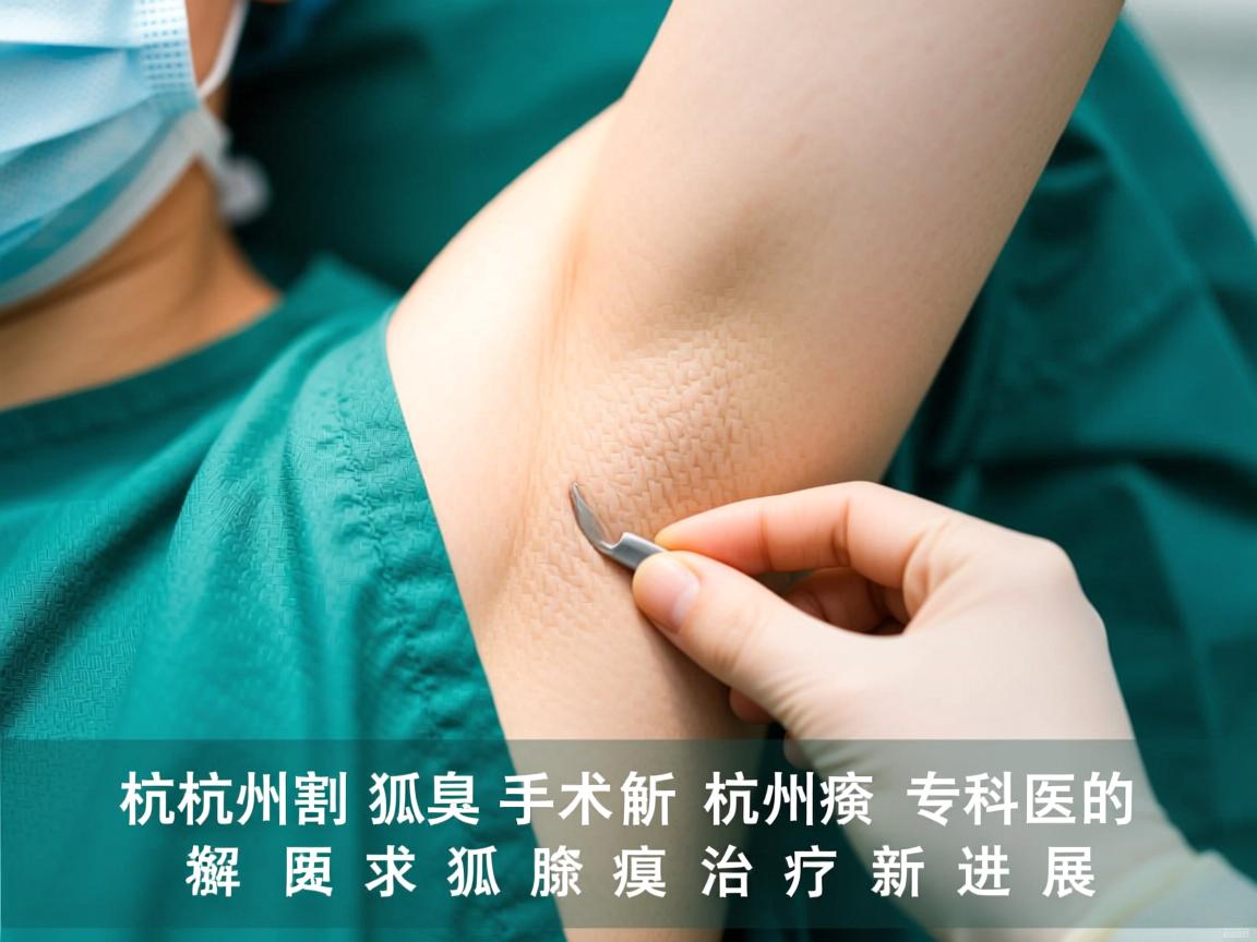 杭州割狐臭手术解析，杭州腋臭专科的狐臭治疗新进展