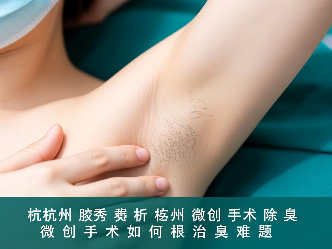杭州腋秀解析，杭州微创手术除腋臭，微创手术如何根治腋臭难题