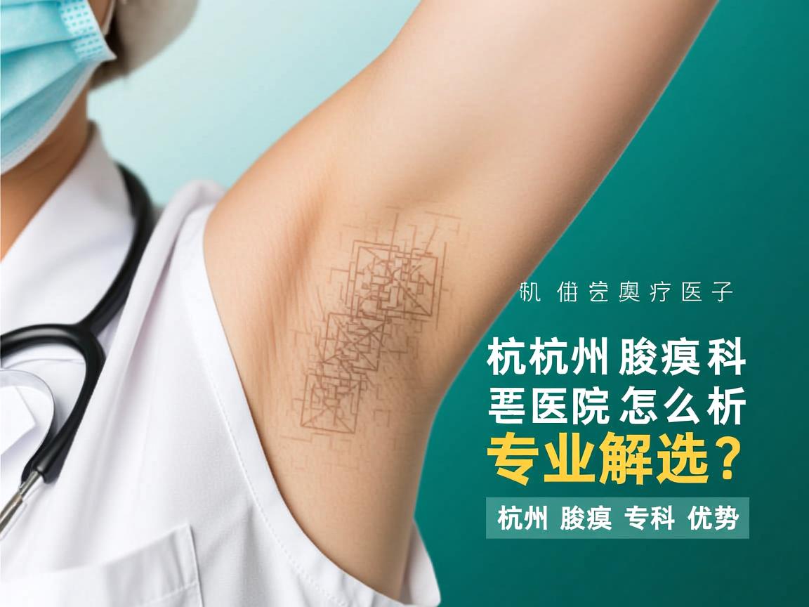 杭州腋臭科医院怎么选？专业解析杭州腋臭专科优势