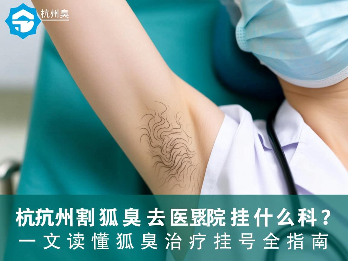 杭州割狐臭去医院挂什么科？一文读懂狐臭治疗挂号全指南
