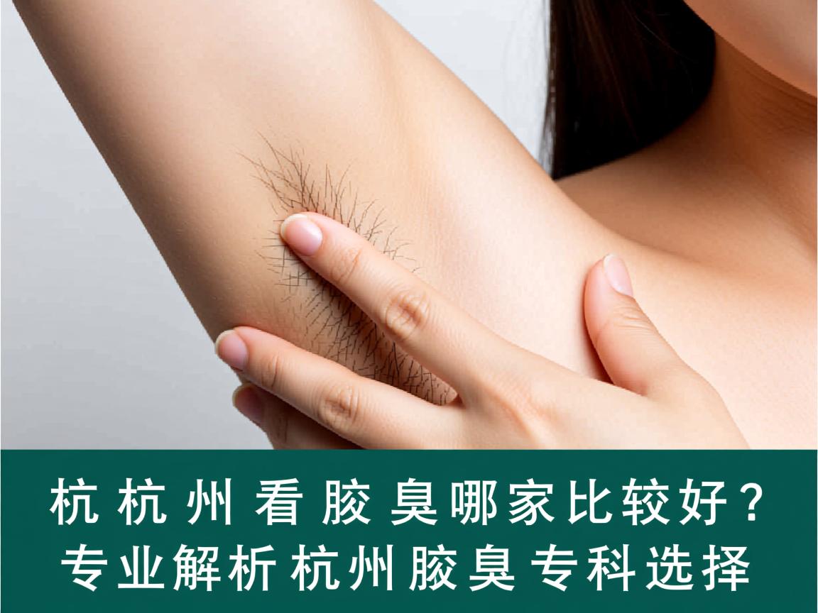 杭州看腋臭哪家比较好？专业解析杭州腋臭专科选择