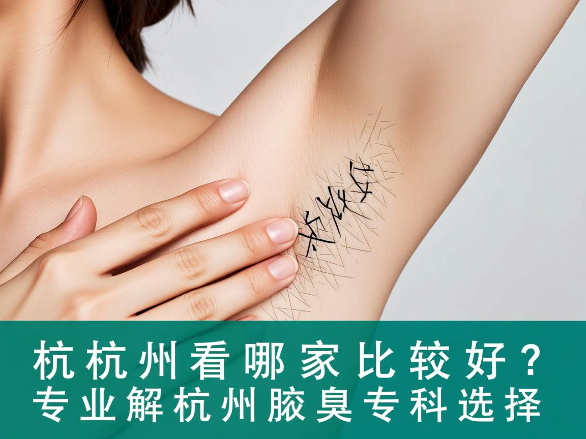 杭州看腋臭哪家比较好？专业解析杭州腋臭专科选择