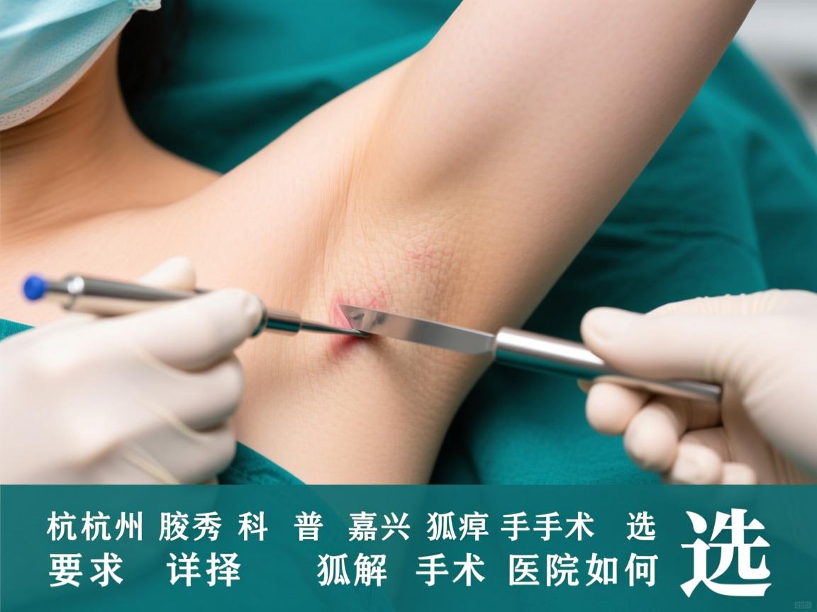 杭州腋秀科普，嘉兴狐臭手术选择指南，详解狐臭手术医院如何选