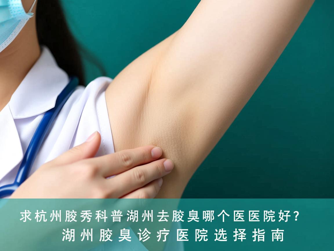 杭州腋秀科普，湖州去腋臭哪个医院好？湖州腋臭诊疗医院选择指南
