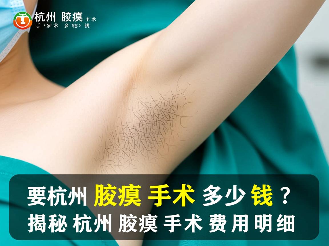 杭州腋臭手术多少钱？揭秘杭州腋臭手术费用明细