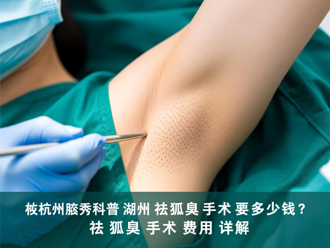 杭州腋秀科普，在湖州做祛狐臭手术要多少钱？祛狐臭手术费用详解