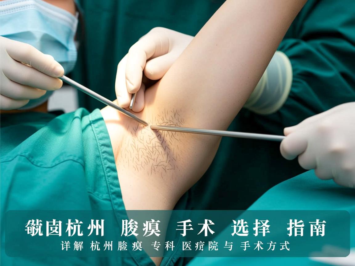 杭州腋臭手术选择指南，详解杭州腋臭专科医院与手术方式