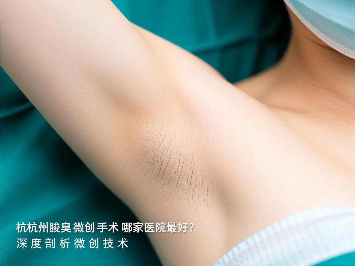 杭州腋秀解析，杭州腋臭微创手术哪家医院最好？深度剖析微创技术