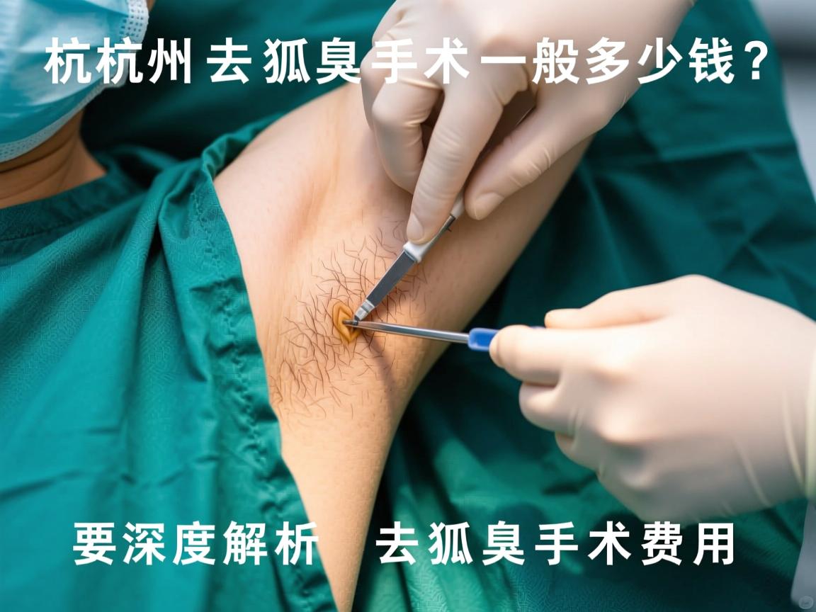 杭州去狐臭手术一般多少钱？深度解析去狐臭手术费用