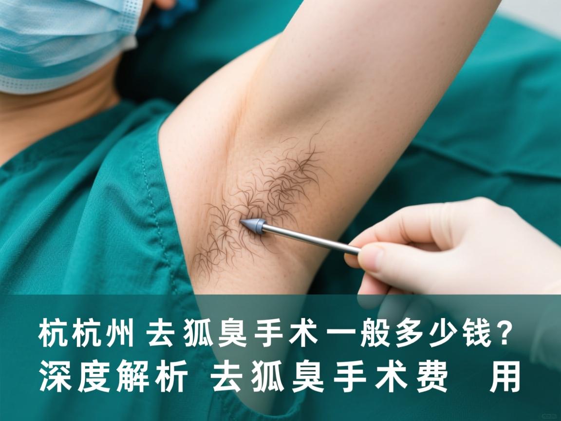杭州去狐臭手术一般多少钱？深度解析去狐臭手术费用