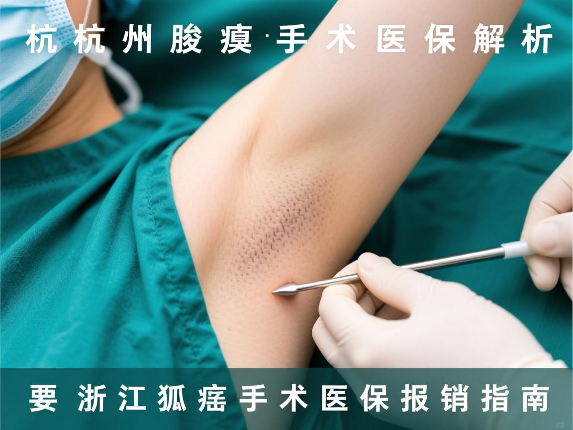 杭州腋臭手术医保解析，浙江狐臭手术医保报销指南