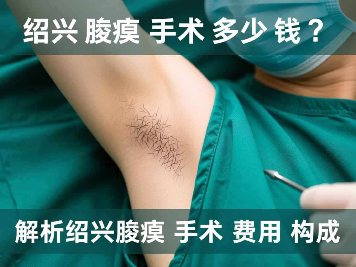 绍兴腋臭手术多少钱？解析绍兴腋臭手术费用构成
