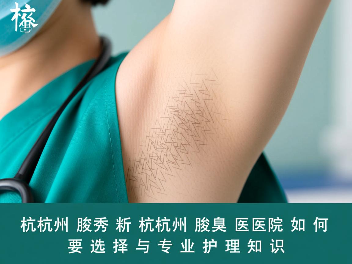 杭州腋秀解析，杭州腋臭医院如何选择与专业护理知识