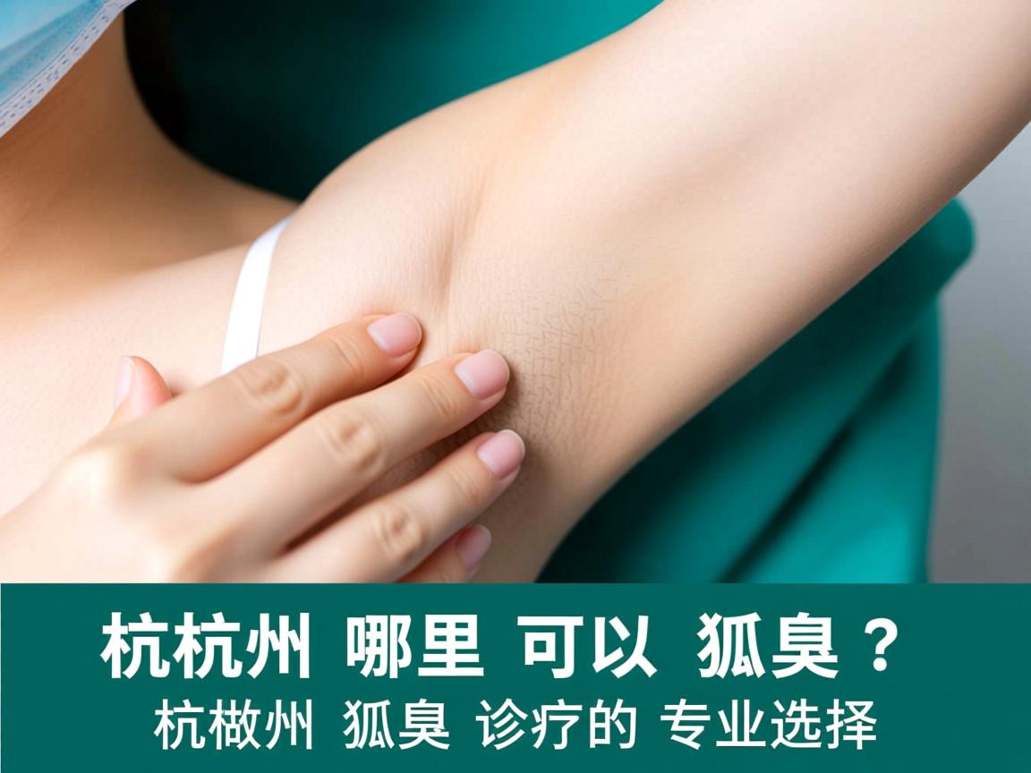 杭州哪里可以做狐臭？详解杭州狐臭诊疗的专业选择