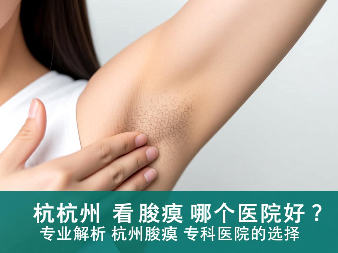 杭州看腋臭哪个医院好？专业解析杭州腋臭专科医院的选择