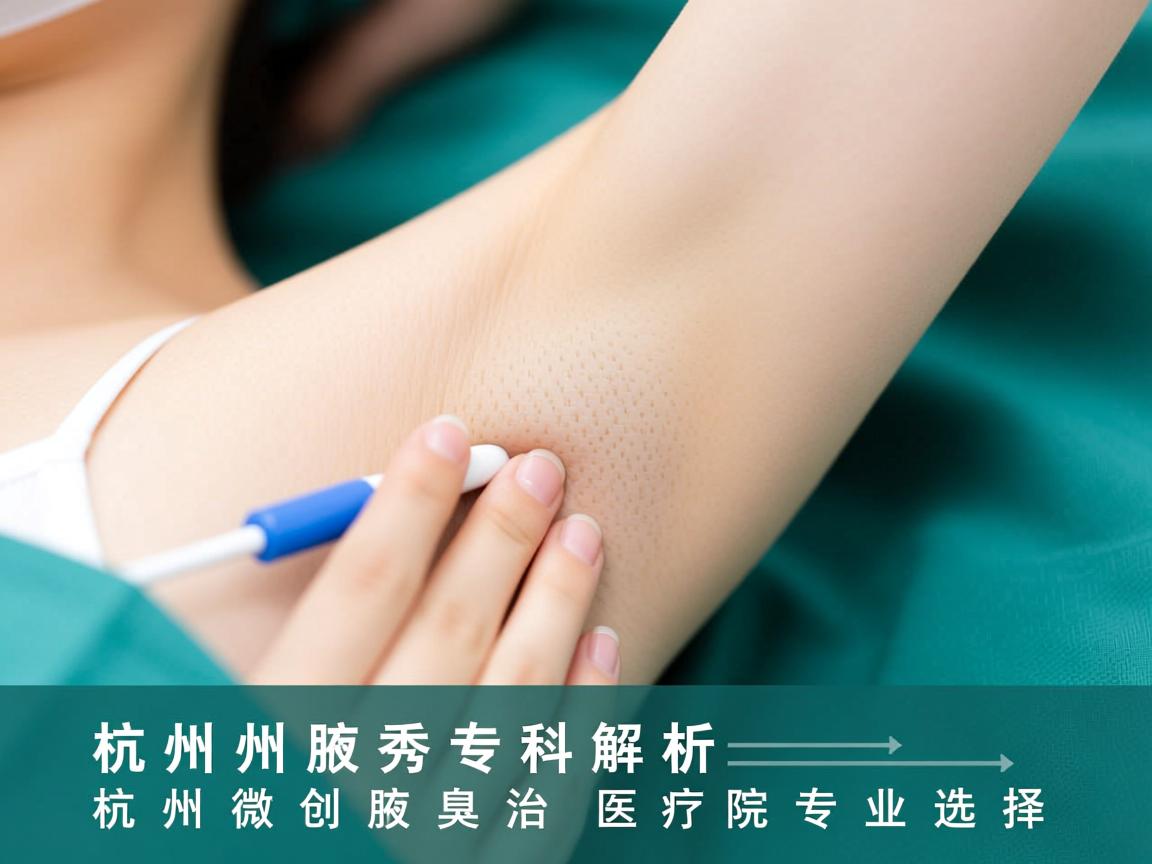杭州腋秀专科解析，杭州微创腋臭治疗医院的专业选择