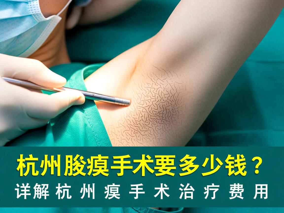 杭州腋臭手术要多少钱？详解杭州腋臭手术治疗费用