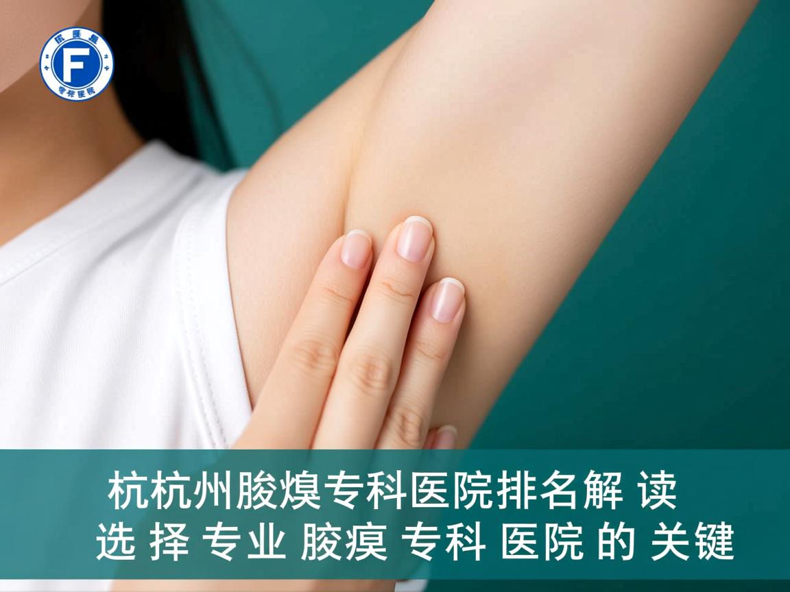 杭州腋臭专科医院排名解读，选择专业腋臭专科医院的关键