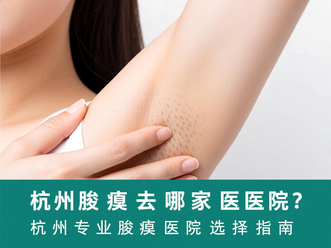 杭州腋臭去哪家医院？杭州专业腋臭医院选择指南
