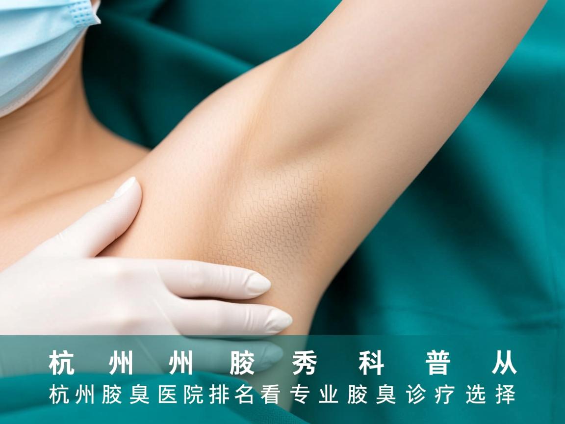 杭州腋秀科普，从杭州腋臭医院排名看专业腋臭诊疗选择