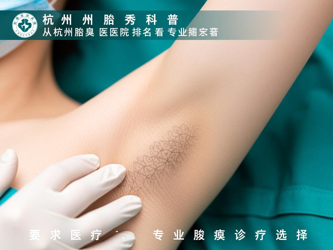 杭州腋秀科普，从杭州腋臭医院排名看专业腋臭诊疗选择