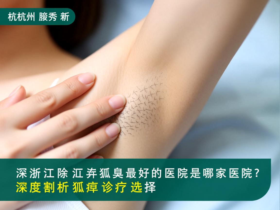 杭州腋秀解析，浙江除狐臭最好的医院是哪家医院？深度剖析狐臭诊疗选择
