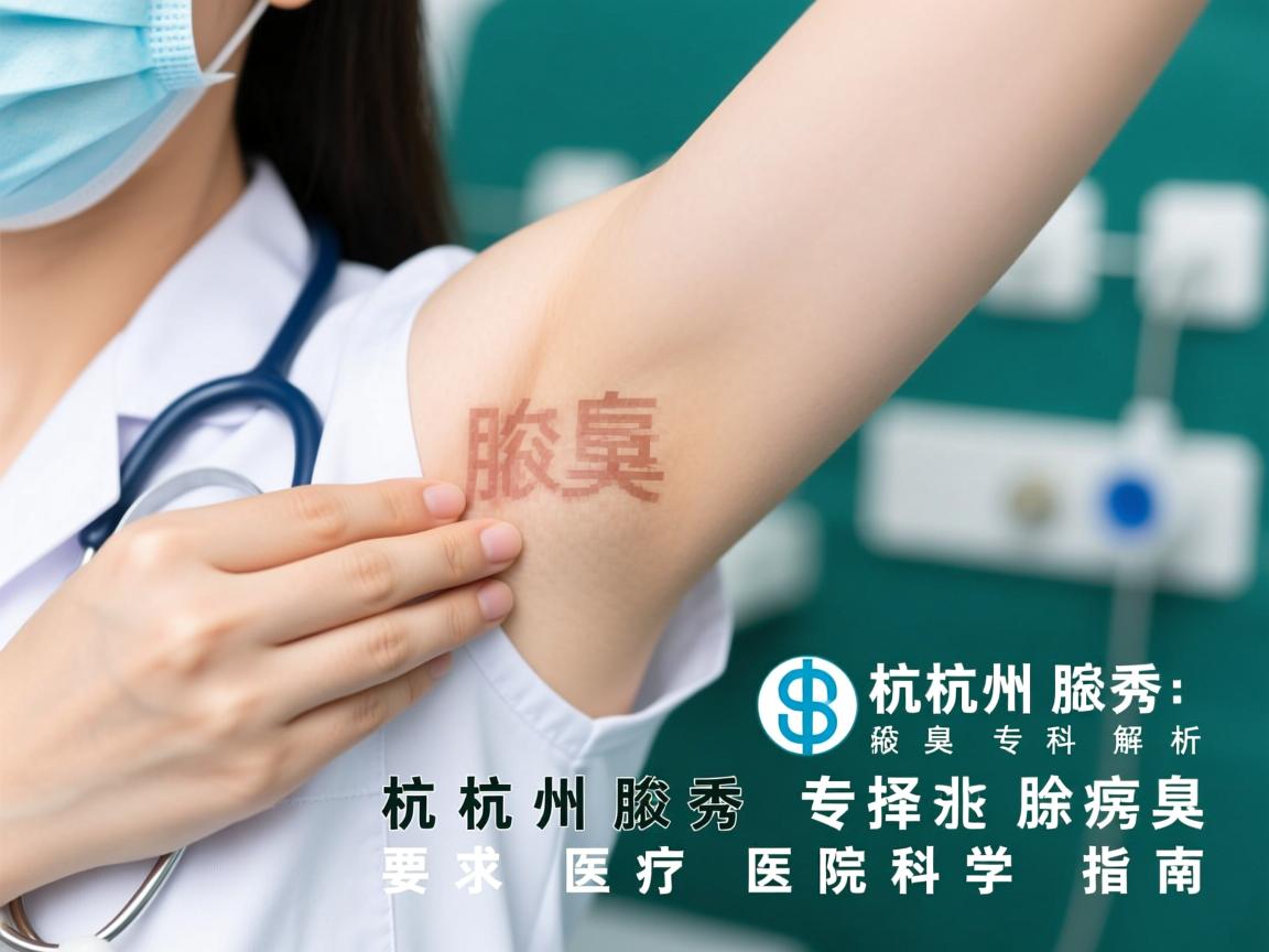 杭州腋秀腋臭专科解析，专业选择杭州腋臭医院的科学指南