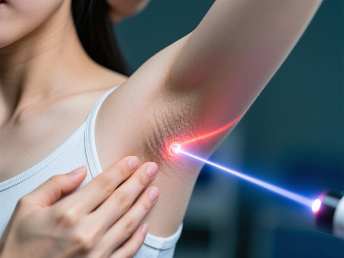 告别腋下烦恼，激光手术治腋臭，激光除臭的现代新选择